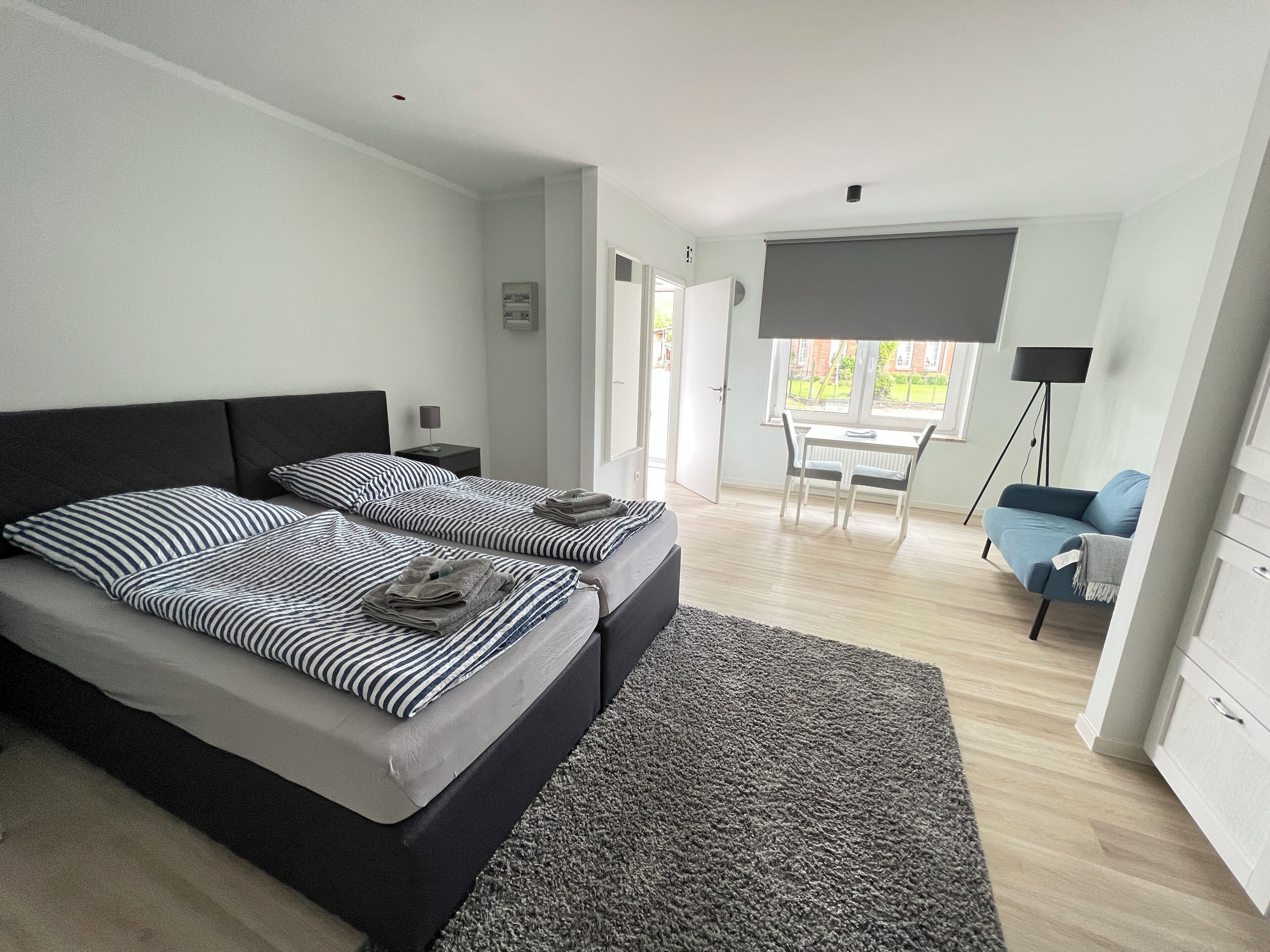 Classic-Apartment, 1 Schlafzimmer | Daunenbettdecken, laptopgeeigneter Arbeitsplatz, schallisolierte Zimmer