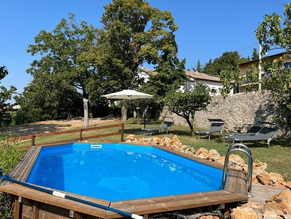 Outdoor pool - Villa Nogarola - private pool and garden (Pesina)