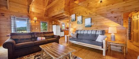 Smart TV, fireplace, video games