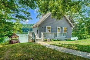 Exterior - Lakefront Home: Fishing + Kayaking + King Bed + Hot Tub (Logan)