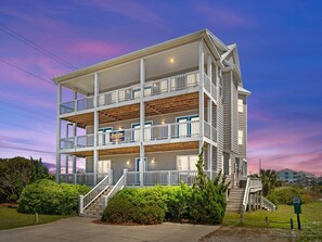 Exterior - Soul Shine - water views, heated pool, hot tub, pet friendly, elevator (Emerald Isle)