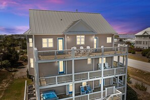 Exterior - Soul Shine - water views, heated pool, hot tub, pet friendly, elevator (Emerald Isle)