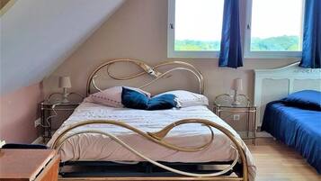 2 chambres, lit parapluie, Wi-Fi gratuit