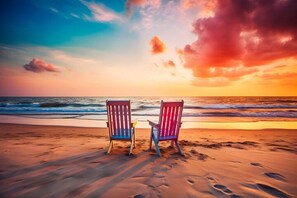 Am Strand, Liegestühle
