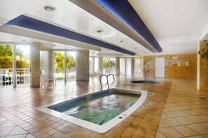 Indoor pool, outdoor pool