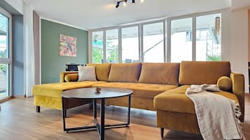 Smart TV, video games, foosball, books