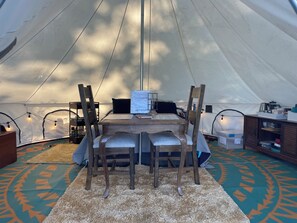 Dining - Off-Grid Yurt in White River National Forest Pet-Friendly! (New Castle)