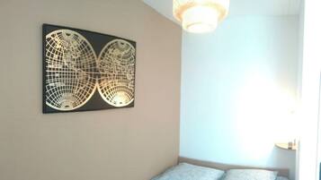 2 chambres, fer et planche Ă repasser, Wi-Fi gratuit, draps fournis