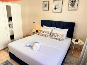 1 bedroom, iron/ironing board, free WiFi, bed sheets