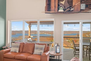 Smart TV, fireplace, video games, foosball