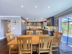 Dining - Water View Modern Farmhouse in West Sound (Eastsound)