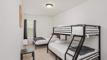 3 bedrooms, iron/ironing board, travel crib, free WiFi