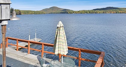 This is a beautiful house that sits facing Loon Lake! Amazing views and dock!!!