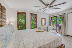 1 bedroom, iron/ironing board, travel cot, free WiFi - South Kauai Tranquil Retreat w/ AC in Poipu (Koloa)