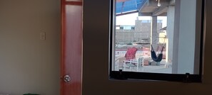 Habitación triple panorámica | Terraza o patio