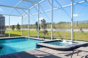 Indoor pool, a heated pool