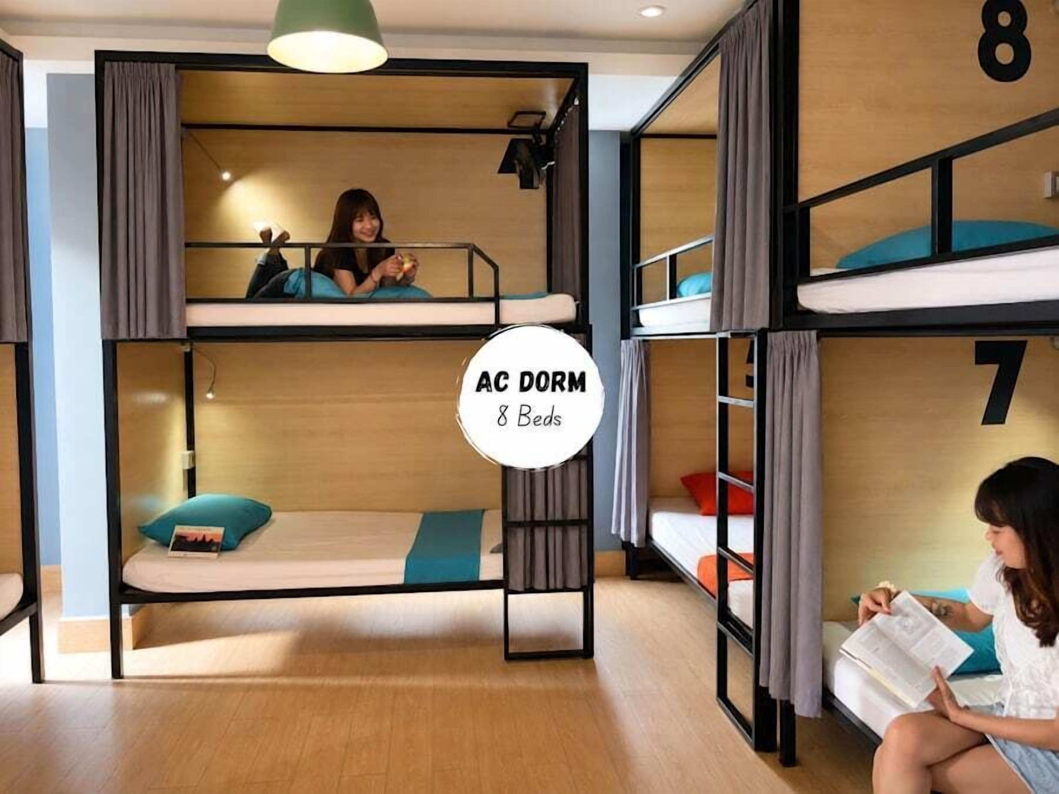 Gemeinsamer Comfort-Schlafsaal, Gemischter Schlafsaal | Schallisolierte Zimmer, kostenloses WLAN, Bettwäsche