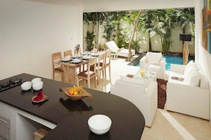 Standard Villa | Living area | Flat-screen TV - Yoga Villa (Seminyak)