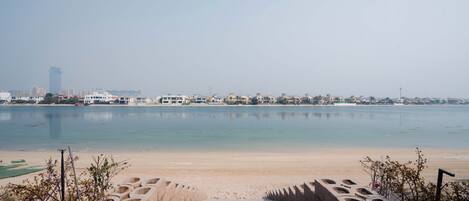 Private beach, white sand
