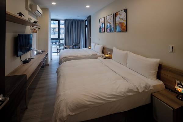 Firemannsrom – superior, badekar | Wi-fi (inkludert) og sengetøy