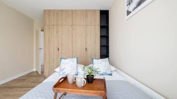 1 غرفة نوم وملاءات أسرّة