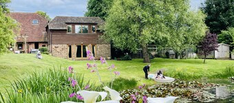 The perfect getaway. Set in stunning gardens overlooking a beautiful lake 