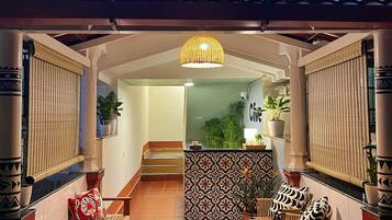 Front of property – evening/night