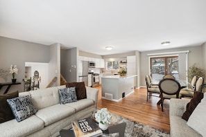 House, 4 Bedrooms, Patio | Dining room - Minne-getaway, Designer Stay South Of The River (Apple Valley)