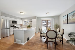 House, 4 Bedrooms, Patio | Dining room - Minne-getaway, Designer Stay South Of The River (Apple Valley)
