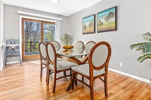 House, 4 Bedrooms, Patio | Dining - Minne-getaway, Designer Stay South Of The River (Apple Valley)