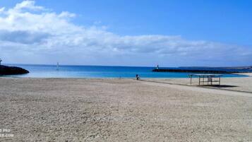 Sun loungers, beach towels