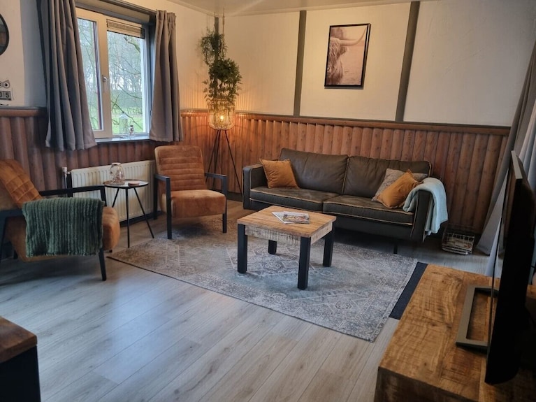 Genieten Bij Drentse Sleutels Erm/drenthe 6 Persoons Chalet Met Hottub/jacuzzi - Drenthe