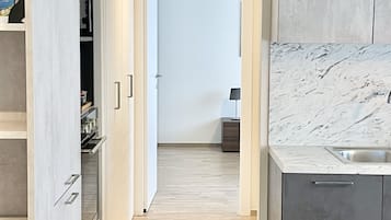 Appartamento Comfort, 1 camera da letto, non fumatori | Area soggiorno | Smart TV 45 pollici con canali digitali