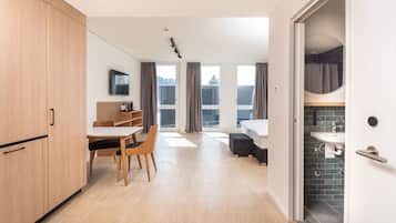 Premium Twin Room, Kitchen | View from room
