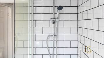 Hair dryer, towels