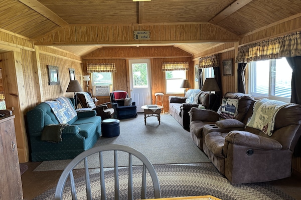 Televisión, chimenea