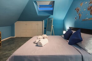 1 bedroom, free WiFi, bed sheets - Family room (Pompei)