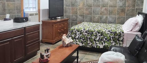 1 habitación y ropa de cama
