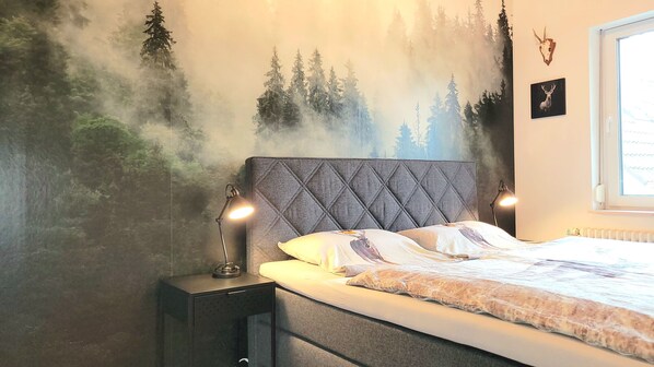 2 Schlafzimmer, Bügeleisen/Bügelbrett, kostenloses WLAN, Bettwäsche