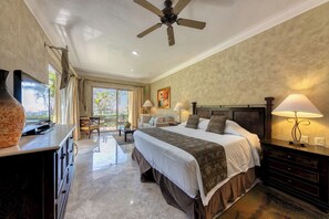 3 habitaciones, caja de seguridad en la habitación y escritorio 