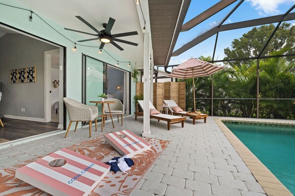 Außenpool, beheizter Pool