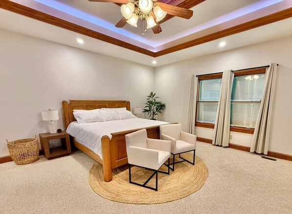 4 bedrooms, desk, iron/ironing board, free WiFi