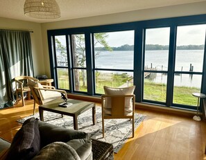 Smart TV, chimenea, videojuegos y libros