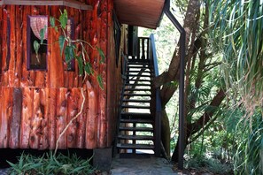 Exterior detail - TreeTop House Getaway, Fairy Magic Rustic Elegance in the Cloud Forest, 3 Levels (Monteverde)