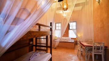 Comfort Quadruple Room | Laptop workspace