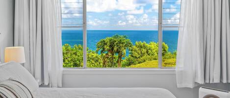 2 bedrooms, desk, iron/ironing board, travel crib