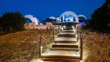 Overnatningsstedets område