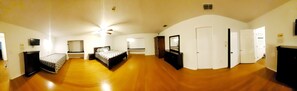 4 bedrooms, iron/ironing board, free WiFi, bed sheets
