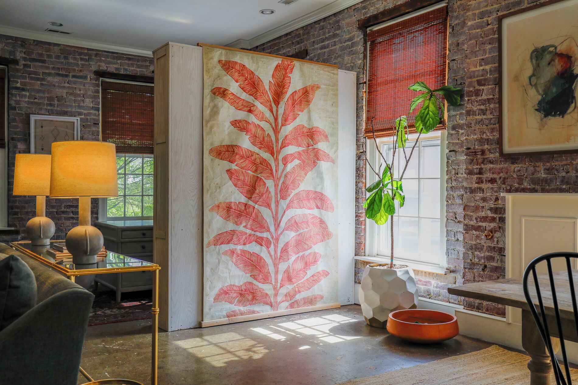 Urban retreat beautifully appointed  and operated by interior designer