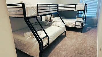 3 bedrooms, iron/ironing board, travel cot, free WiFi